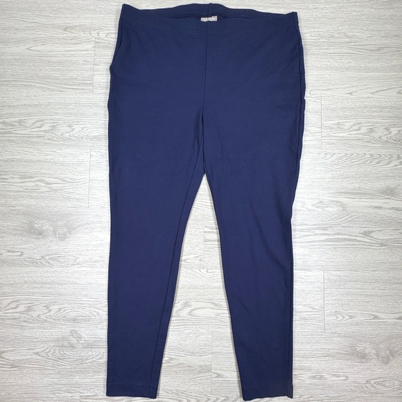 Chico's Pants - Chico's Women's Pants Fabulously Slimming Navy Blue Sz 3 Pull On Stretch Legging